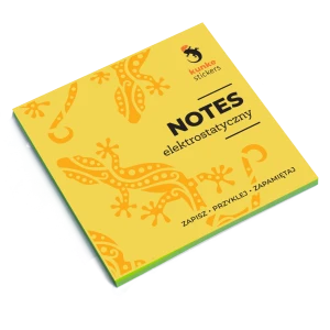NOTES ELEKTROSTATYCZNY 10x9,8 cm 100 KARTECZEK zielony