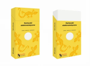 KARTECZKI  ELEKTROSTATYCZNE 50szt 7,5x15 cm