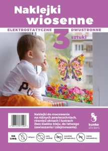 Naklejki wiosenne dwustrone 3szt. 