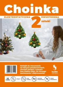 Choinka elektrostatyczna dwustronna 2szt.