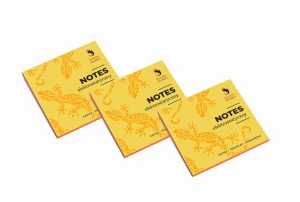 Zestaw Notesów 10x9,8 yellow 3szt. 