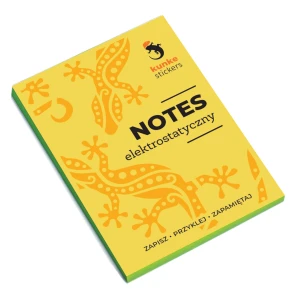 NOTES ELEKTROSTATYCZNY 7x9,8 cm 100 KARTECZEK  zielony