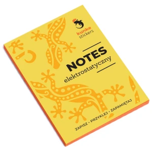 NOTES ELEKTROSTATYCZNY 7x9,8 cm 100 KARTECZEK  pomarańczowy