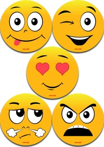 Naklejki Emotikony 10 sztuk